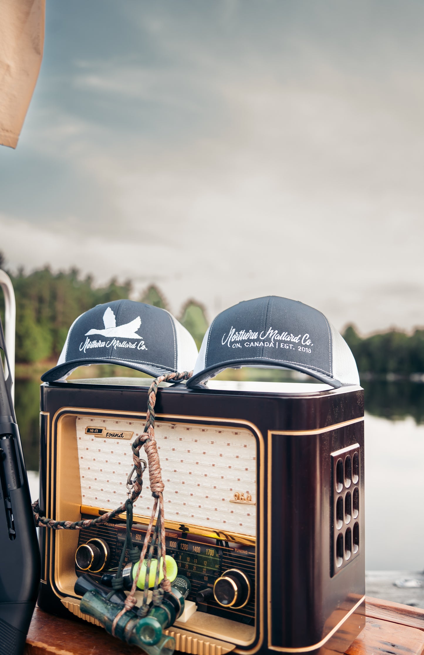 NMC cursive logo low style trucker hat